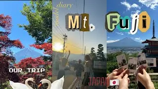 Поездка на гору Фуджи⛰️/Наши выходные в Японии☀️/спокойный VLOG❤️