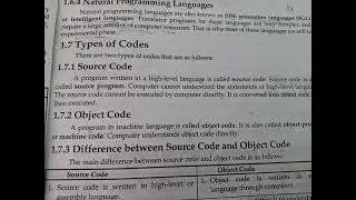 Types of codes , Source code , Object code , Difference between source code and object code in C++