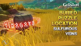 Buried Puzzle Location (Hidden Precious Chest) - Sulfurous Veins | Genshin Impact