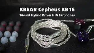 KBEAR KB16 16 Drivers Hybrid HiFi Earphones | Flagship in-ear monitors | Audiophiles can't miss it!
