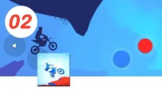 Psebay: Gravity Moto Trials gameplay level 11-16 | Best Hill climb Game | part 02