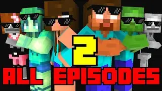 Monster School : All Episodes ! ( Season 4-7  ) - full Minecraft Animation