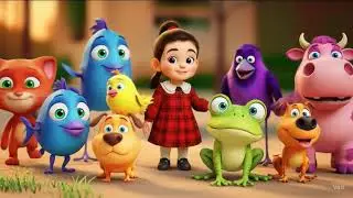 Çocuklar İçin Renkli Hayvanlar Şarkısı! 🎨 | 1 Dakikada Öğrenme #shorts #kidssongs #çocukşarkıları