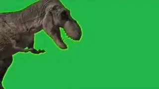 Dinosaur Screen Green
