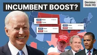 2024 Election Map if Biden Gets an Incumbency BOOST in the Polls