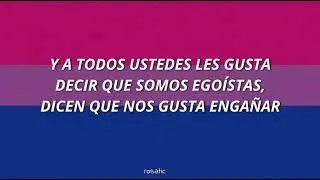 esta canción se llama “himno bisexual” 💗💜💙