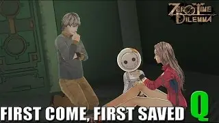 Zero Time Dilemma FIRST COME, FIRST SAVED: Q #6 [SUB ITA]