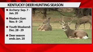 Kentucky wildlife officials expect another active deer hunting season, which begins Sept. 7