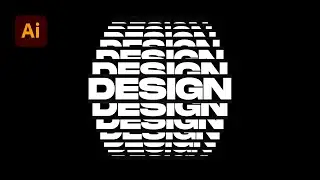 Stack Text Effect in Adobe Illustrator
