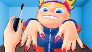 I Gave Naruto New NAILS in Titans Clinic VR!