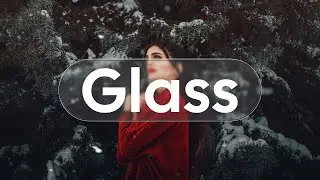 How to create Glass effect in Photoshop . Photoshop Glass text effect