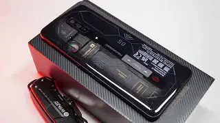 Unboxing RedMagic 6S PRO Ghost Transparent Back RGB Turbo Boost Fan Gaming Smartphone