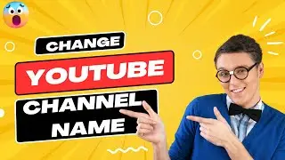 How To Change Channel Name just 1 Minute  Tricks