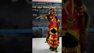my daughter singing with classical dance || inba tamilan All in All channel