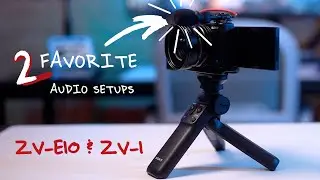 Sony ZV-E10 & Sony ZV-1 Audio Setups - My 2 Favorite Microphones + How To Relocate Your 3.5mm Output