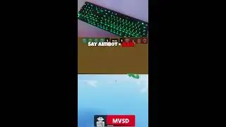 Aimbotting in Roblox ...