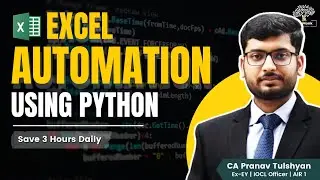 Learn Excel Automation with Python Programming || Save 3+ Hours Daily | Full Tutorial for Non-Coders