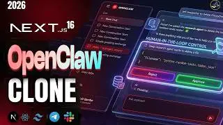 Build OpenClaw Clone | Hermes Agent | Self-Improving Agent - Next.JS 16, React, Node.js,TypeScript