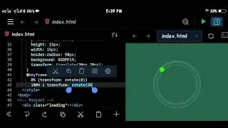 How To Make 3D Loading Animation Circle By css and html coding 