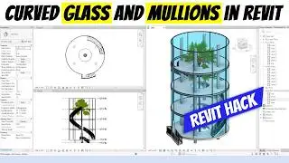 Tree House Concept Design in Revit Tutorial | Curved Glass in Revit Tutorial