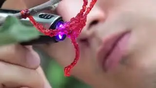 3D ручка которая создает обьемные фигурки. Обзор товара