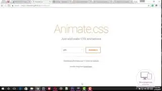 Using Animate.css and jQuery for easy Web Animation(2017);