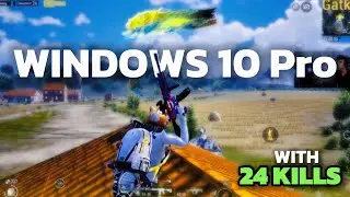 BEST OS  WINDOWS 10 PRO | This season most kill 24 in one match 🌪️🔥 #pubgmobile #srilanka  ￼