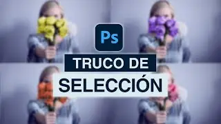 ¡TRUCO ALUCINANTE! para hacer Selecciones Complicadas en Photoshop