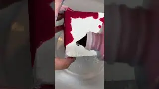 Red dye on Chalk 
