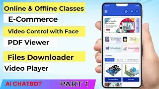Online Class Android App | Education App with Admin Panel Part - I | Android App Development App