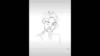 Procreate portrait sketch ￼