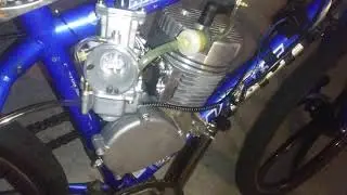 Upgraded Zeda 80 motor with OKO carb and Reed valve