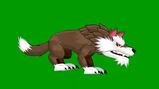 WOLF RUN GREEN SCREEN VIDEO - GREEN SCREEN VIDEO | #vfx #greenscreen