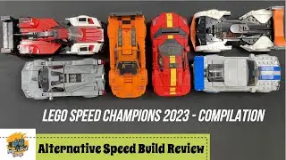 Lego Speed Champions 2023 Compilation - All Sets - Speed Build Review #lego #cars #speed