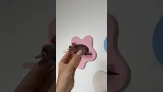 Make a lil armadillo model with me for my funky shelves 💗 #crafts #collectibles #eugy