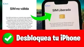 ✅ Cómo Liberar cualquier modelo de iPhone GRATIS en 2024 - SIM no válida SOLUCIÓN
