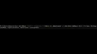 How to find recently created Active Directory users