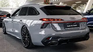 New 2026 Audi A6 Avant S line in Nardo Grey - Interior & Exterior Walkaround