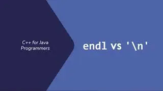 endl vs '\n'