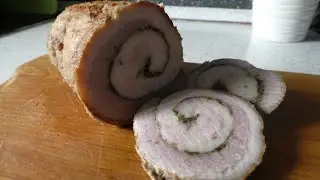 Мясной рулет запеченный в рукаве . Просто . Вкусно . Экономно .