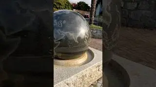 #globe #marblesculpture #friendship