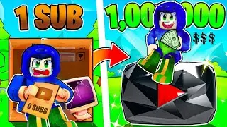 ROBLOX YOUTUBER TYCOON- We Became BIGGEST YOUTUBER in Roblox !!