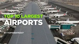 TOP 10 LARGEST AIRPORTS #top10editz07 #edit