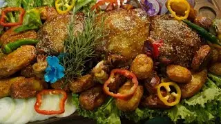 Шея Ягнёнка по правилам чайханы (Bo'yin go'sht) Ташкент Чайхана Кум Арик  | Neck of the Lamb