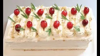 Простой и вкусный бисквитный торт, воздушный, пропитанный и красивый