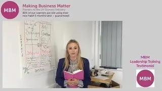 Testimonial for Leadership Training Course from Nicola Thomas of MMUK | Client Testimonial | MBM