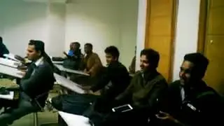 When the teacher is late!