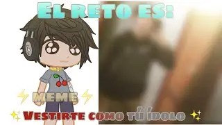 ✨El reto es vestirse como tú ídolo ✨ ⚡Meme⚡