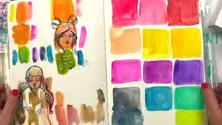 The Watercolour Library  is open - New tubes of delicious watercolour from Jane Davenport