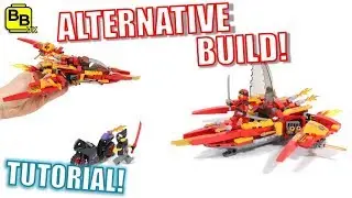 LEGO NINJAGO 70638 ALTERNATIVE BUILD KAI'S PHOENIX FIGHTER!